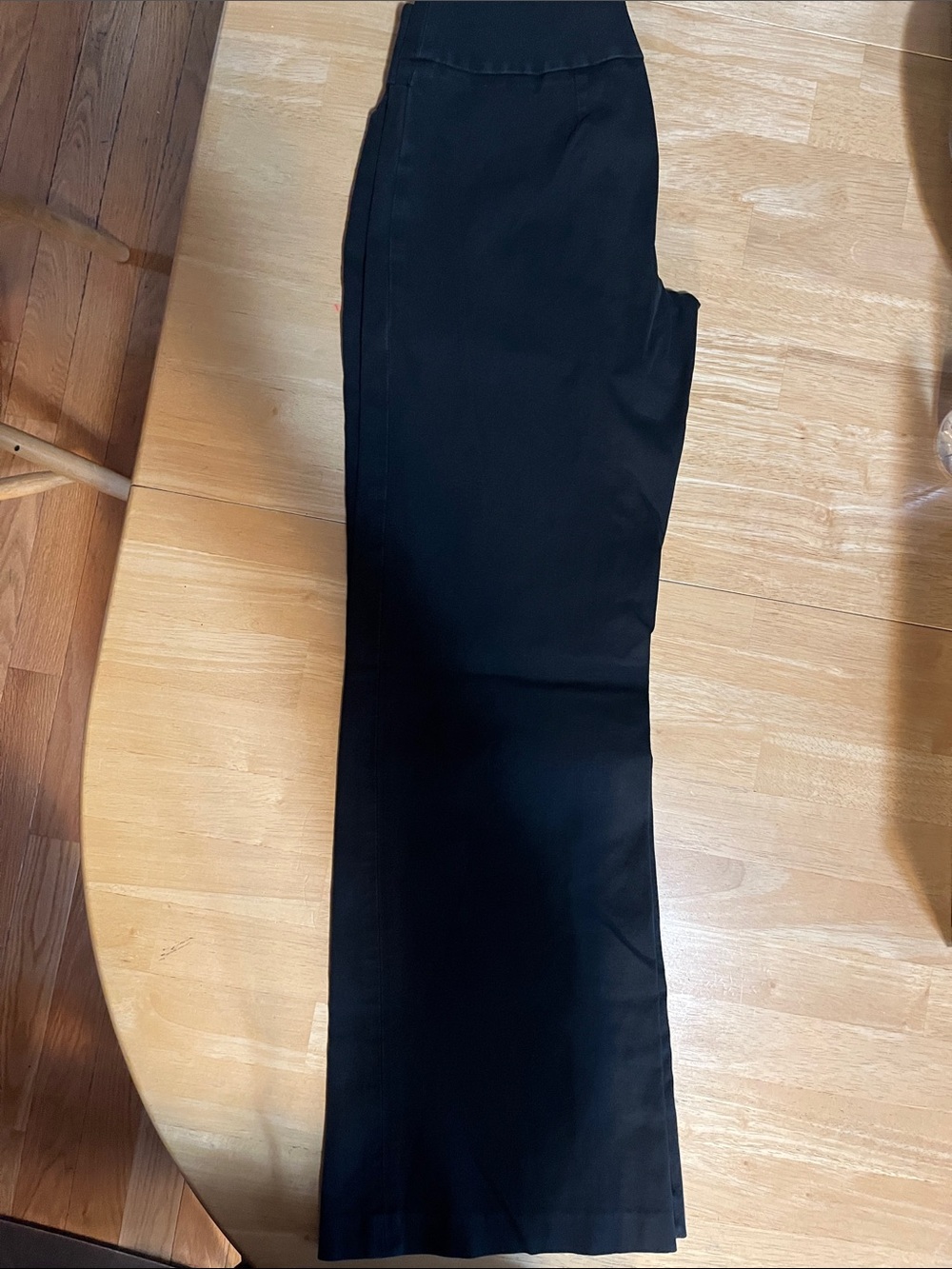 LOFT Women’s Black Dress Trousers Cotton Spandex Size 0 slight bootcut flare